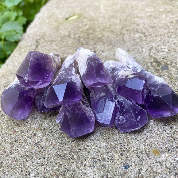 Bahia Amethyst Dragons Tooth Elestial Wand Crystal Witchcraft Witchy Rocks 2”-3” - Picture 5 of 5